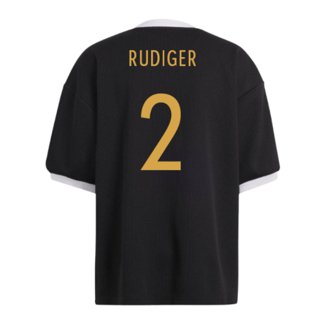 Germany International Team Sleek Home Soccer Jersey (Rudiger 2)