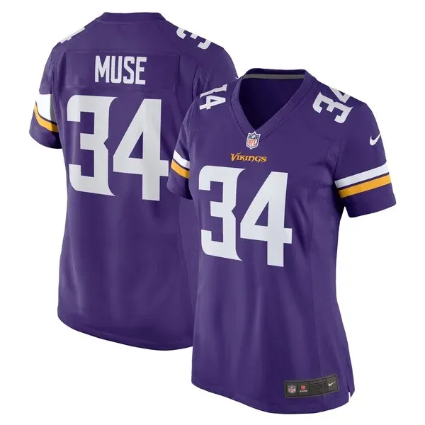 None Nick Muse Game Jersey - Purple | NFL Player Jersey | NFL Football