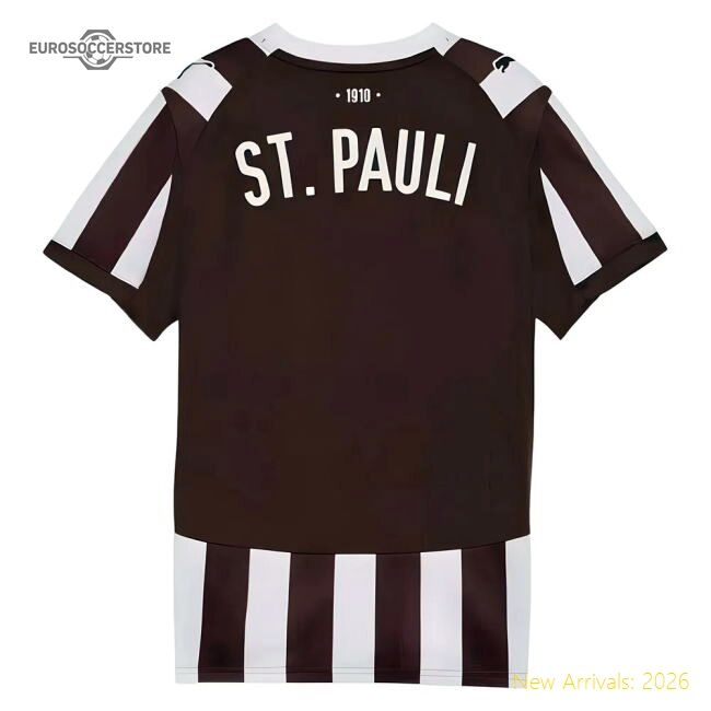 High-Quality Best-Selling 2025-2026 St Pauli Home Shirt (Kids)