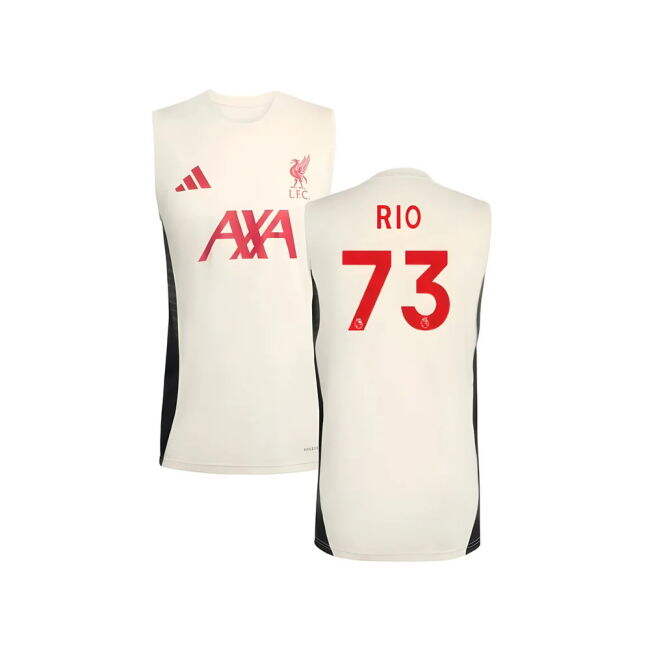 vintage 2025-2026 Liverpool Sleeveless Jersey (White) (Rio 73)
