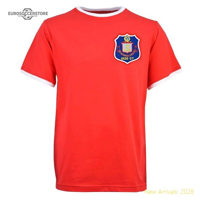 Authentic Sunderland 1937 12th Man T-shirt - Red/white Ringer