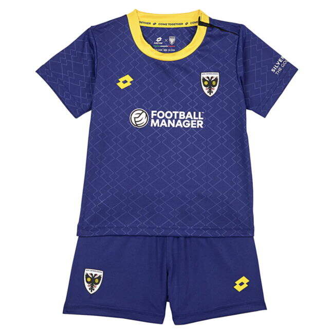 2025-2026 AFC Wimbledon Home Mini Kit (Your Name)