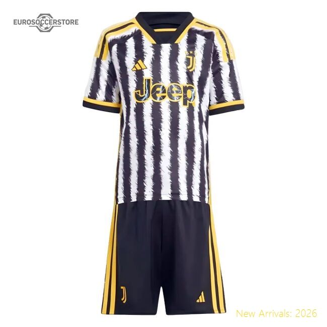 Luxury 2023-2024 Bianconeri Home Mini Kit - Fantastic Value