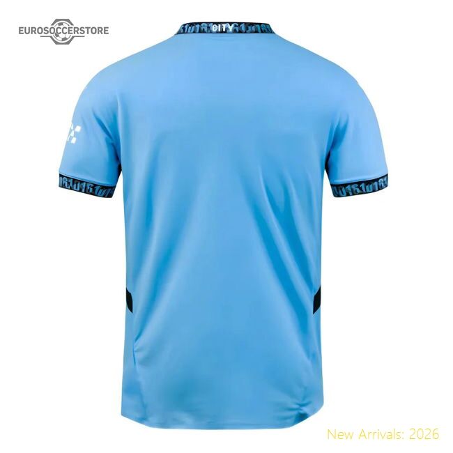 Premium 2024-2025 Man City Home Authentic Shirt With Packaging