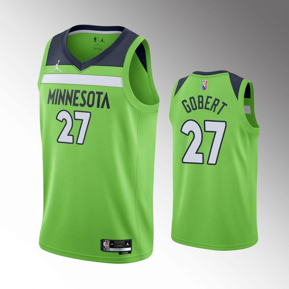 Fan Favorite Durable Men's T-Wolves #27 Rudy Green Basketball Jersey
