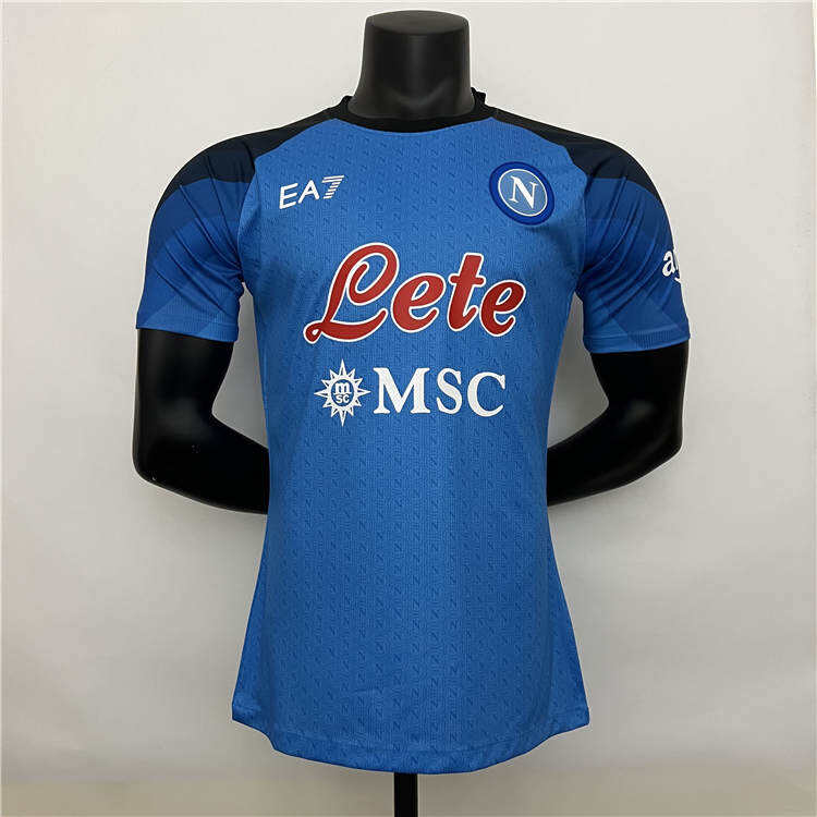 Napoli 2223 Home Blue Soccer Jersey Football Shirt Authentic Version