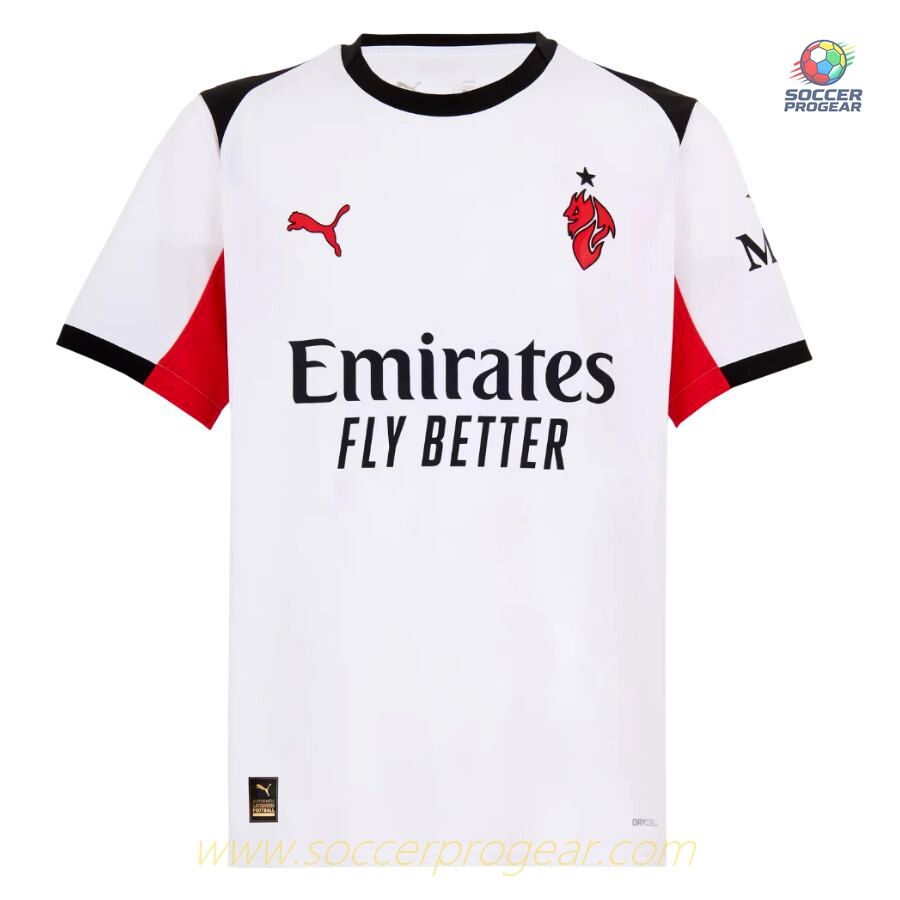 AC Milan Kids Edition Away Soccer Football Kit Soccer Jersey 2025/26 Collection Walker
