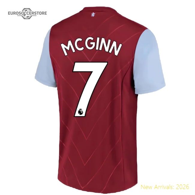 Official 2022-2023 Aston Villa Home Shirt (mcginn 7) - Premium