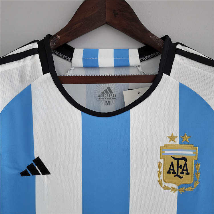 Women's Argentina World Cup 2022 Home Blue Soccer Jersey Football