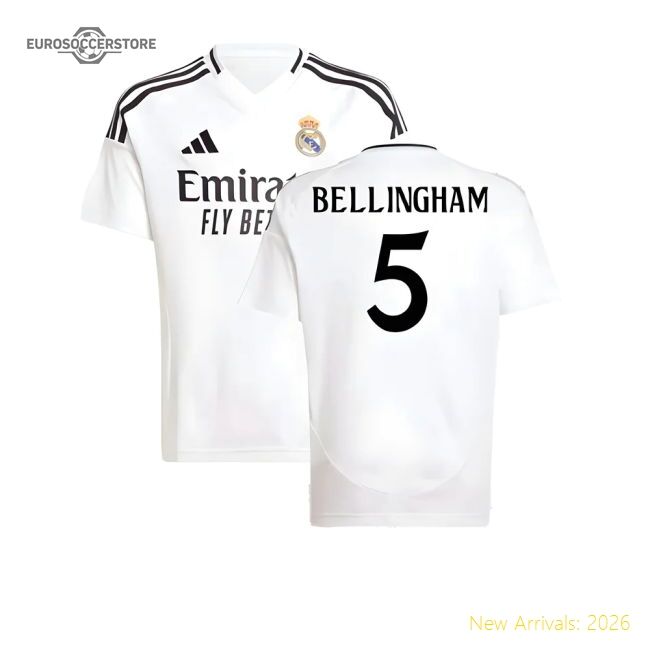 Premium Real Madrid Home Bellingham Jersey 2024-2025 Durable