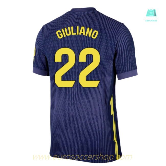 2025-2026 Atletico Madrid Authentic Away Shirt (Giuliano 22)
