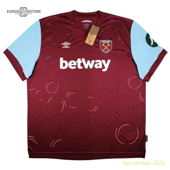 Authentic 2023-2024 West Ham United Home Shirt (your Name) - Premium