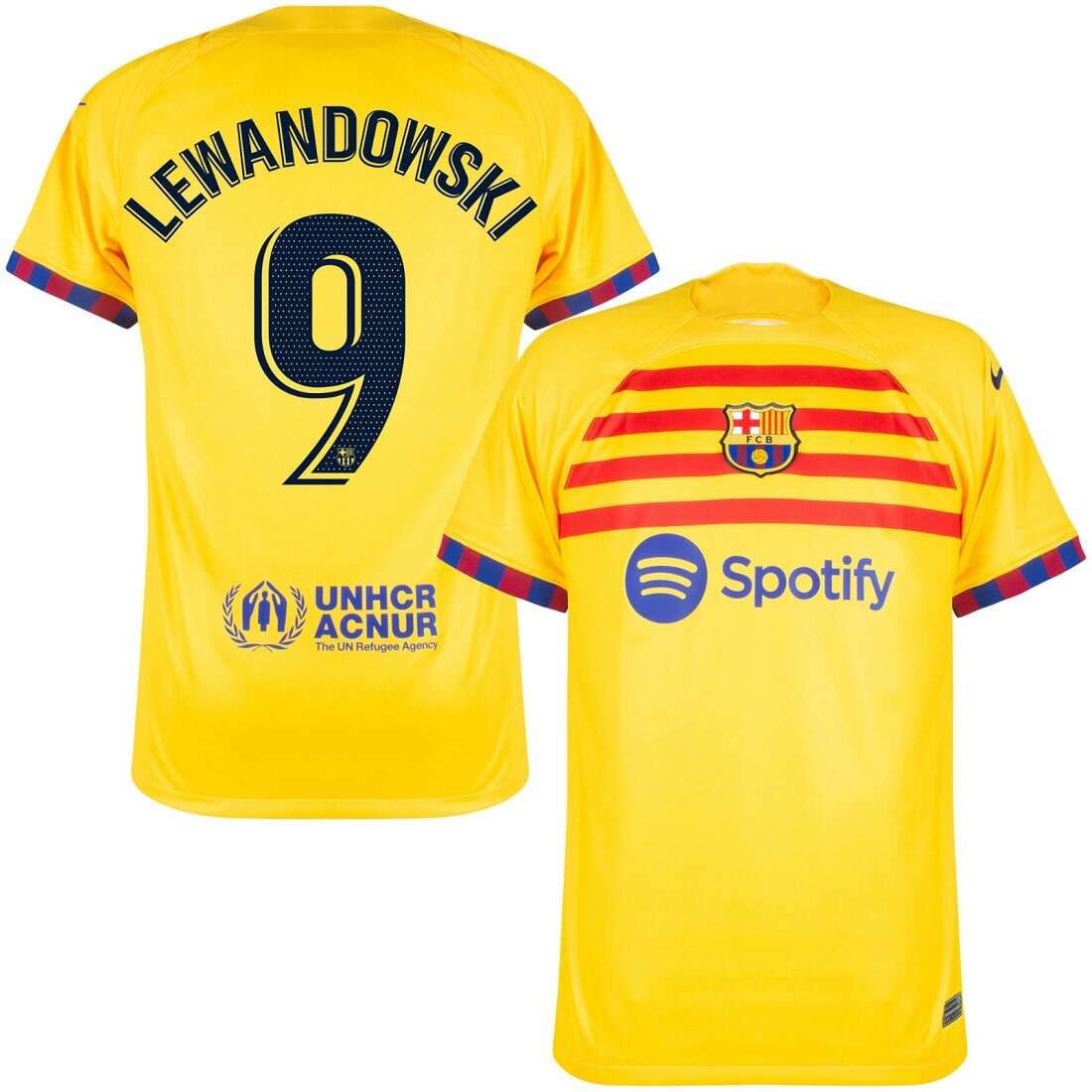 FC BARCELONA Premium FOURTH LEWANDOWSKI JERSEY 2022 2023