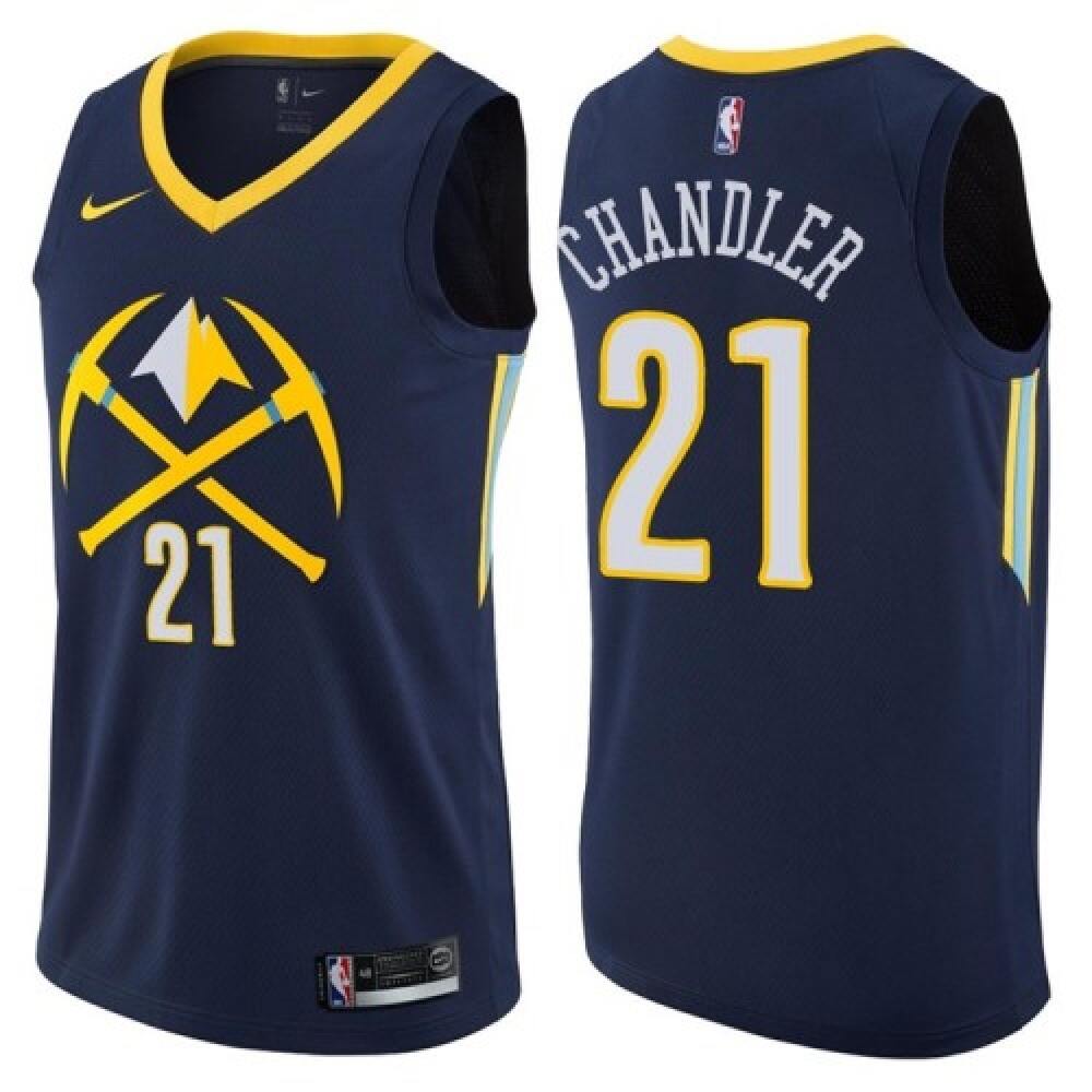 Official Denver Nuggets 21 Navy Jersey - Fan Favorite