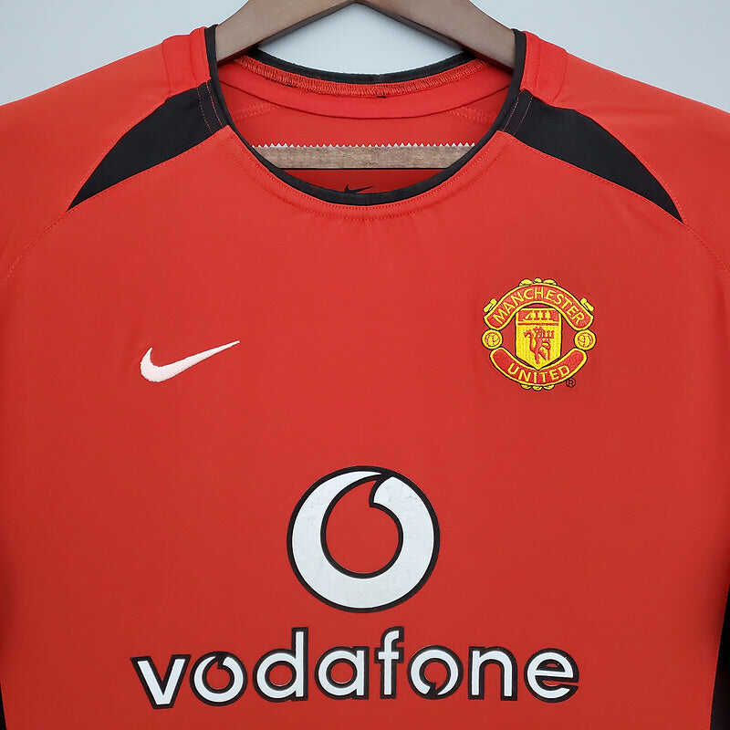 2002-2004 Man United Home long sleeve retro shirt