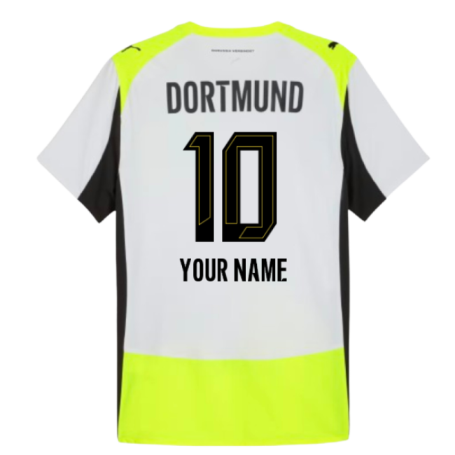 2025-2026 Borussia Dortmund Away Comfortable Shirt (Your Name)