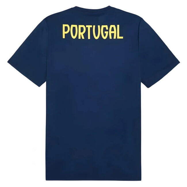 2025-2026 Portugal Casuals Tee (Persian Blue) Euro Authentic