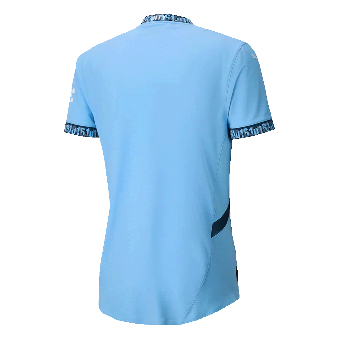 Manchester City Home Authentic Soccer Jersey