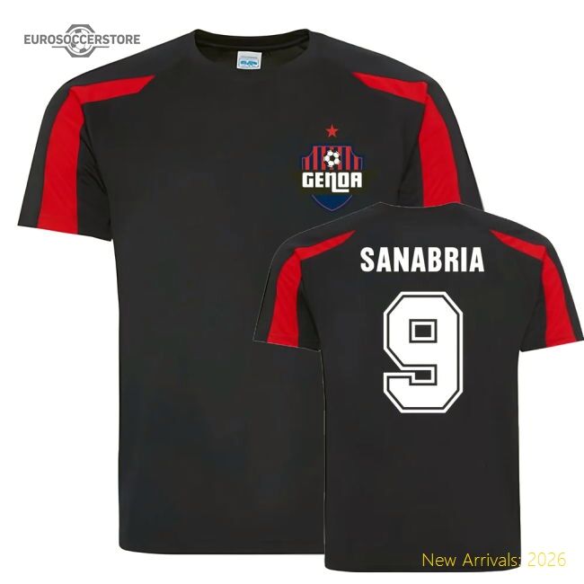 Trending Antonio Sanabria Genoa Sports Training Jersey (Navy)