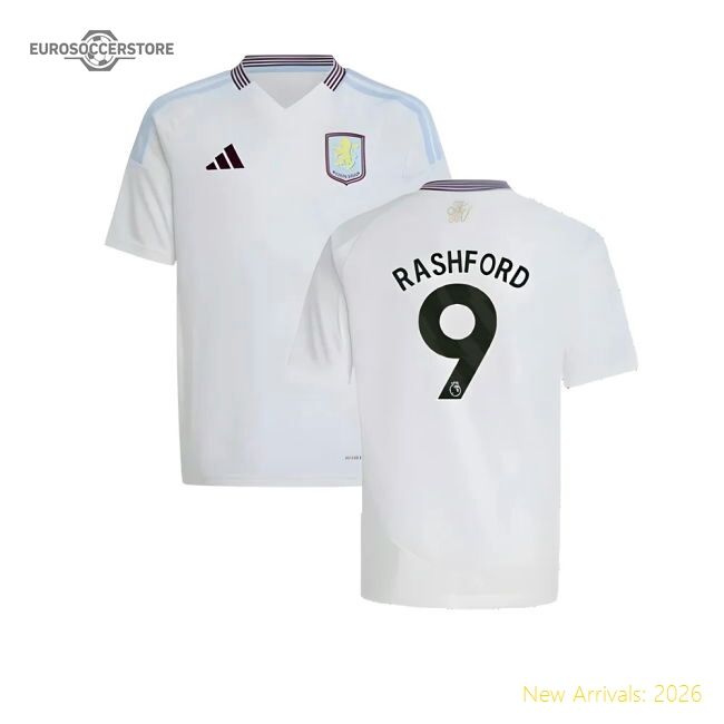 Authentic 2024-2025 Aston Villa Away Shirt (kids) (rashford 9)