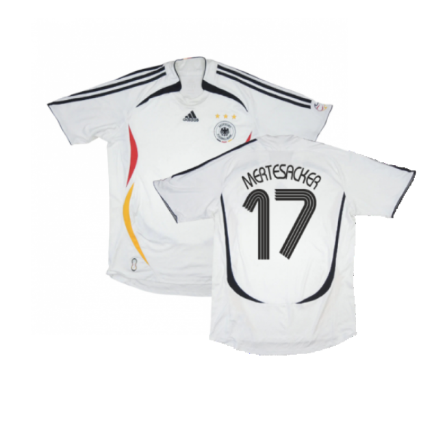 Mertesacker 17 2005-2006 Germany Soccer Team Home Shirt