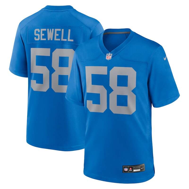 None Penei Sewell DET Lions Professional Team Spirit Wear Game Day Wea