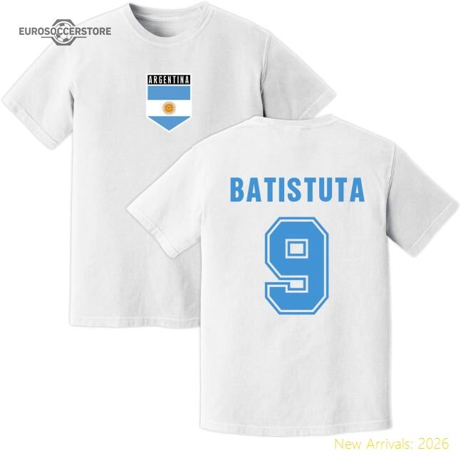 Batistuta Argentina 20242025 Training Elite Shirt Retro