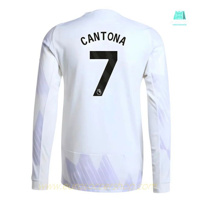 2025-2026 Man Utd Authentic Long Sleeve Away Shirt (Cantona 7)