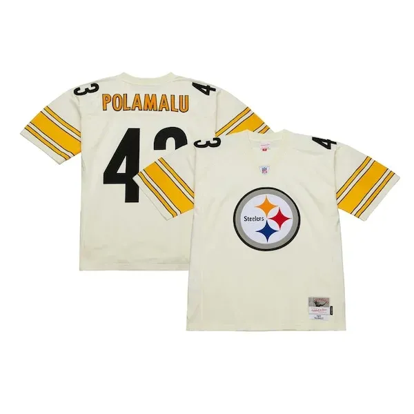 Pittsburgh Steelers Legacy Football Jersey - Cream S | NFL jersey