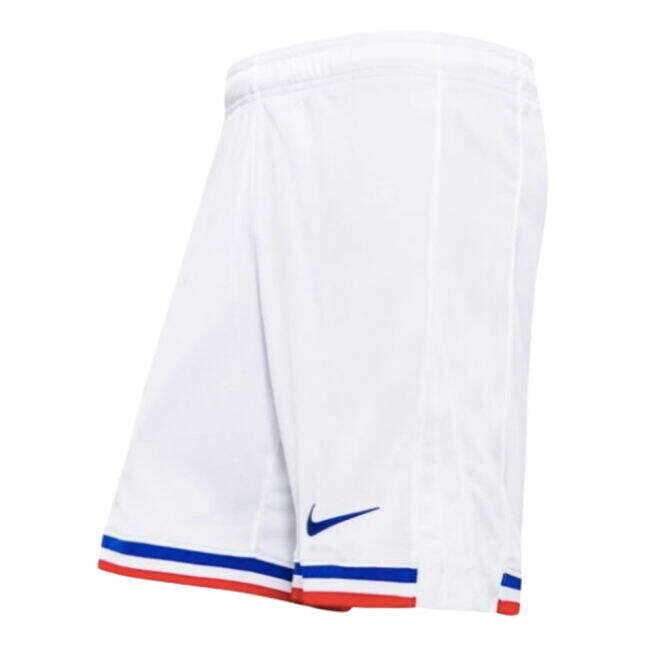 Advantages 2024-2025 France Home Shorts (White) - Kids Elegant