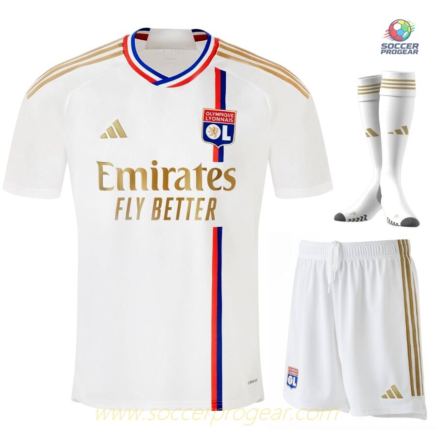 LYONNAIS HOME 2023 2024 CHILD'S OLYMPIC KIT JERSEY