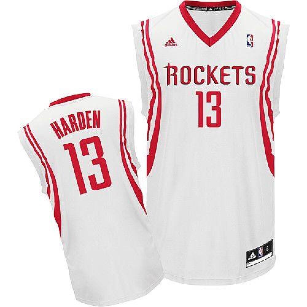 Durable James Harden13 White Jersey - - Basketball Fan Gear