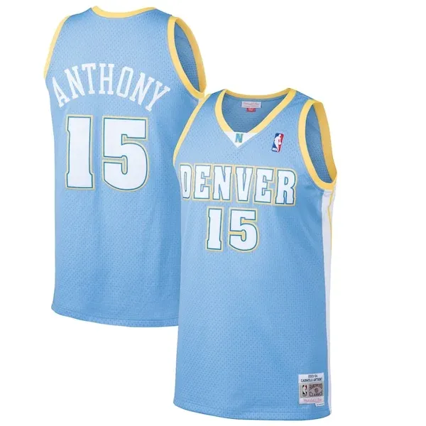 Carmelo Anthony DEN Swingman Jersey - top-tier NBA - Blue basketball
