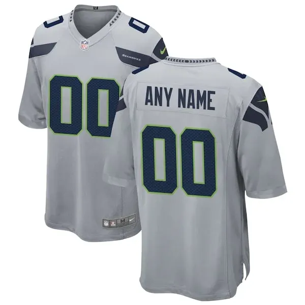 Performance Seattle Seahawks Game Jersey - Premium Gray NFL Fan Jer...
