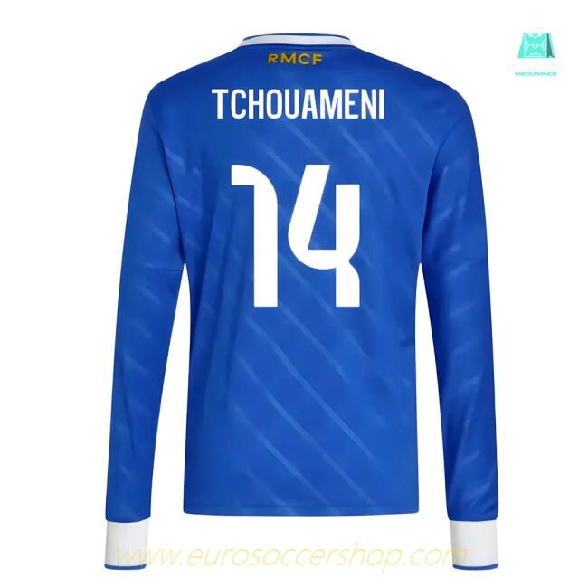 2025-2026 Real Madrid Long Sleeve Third Shirt (Kids) (Tchouameni 14)