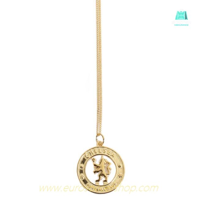 Chelsea FC 18ct Gold Plated on Silver Pendant & Chain