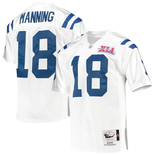 None Peyton Manning  Jersey - White | NFL Player Jersey | NFL Football