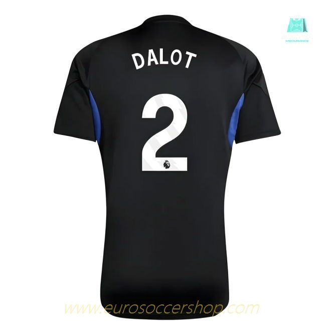2025-2026 Man Utd EU Training Jersey (Black) - Kids (Dalot 2)