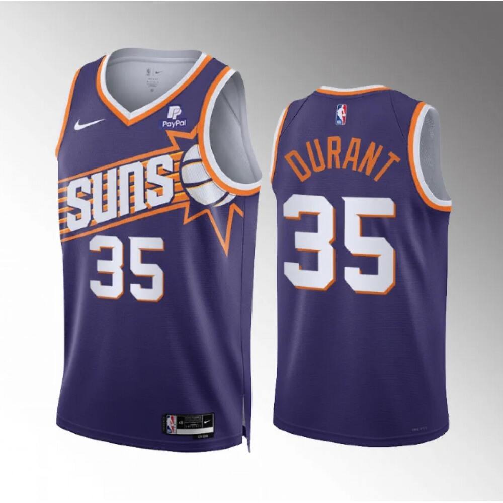 Fan Favorite Vintage Men's Suns #35 Kevin Purple Basketball Jersey