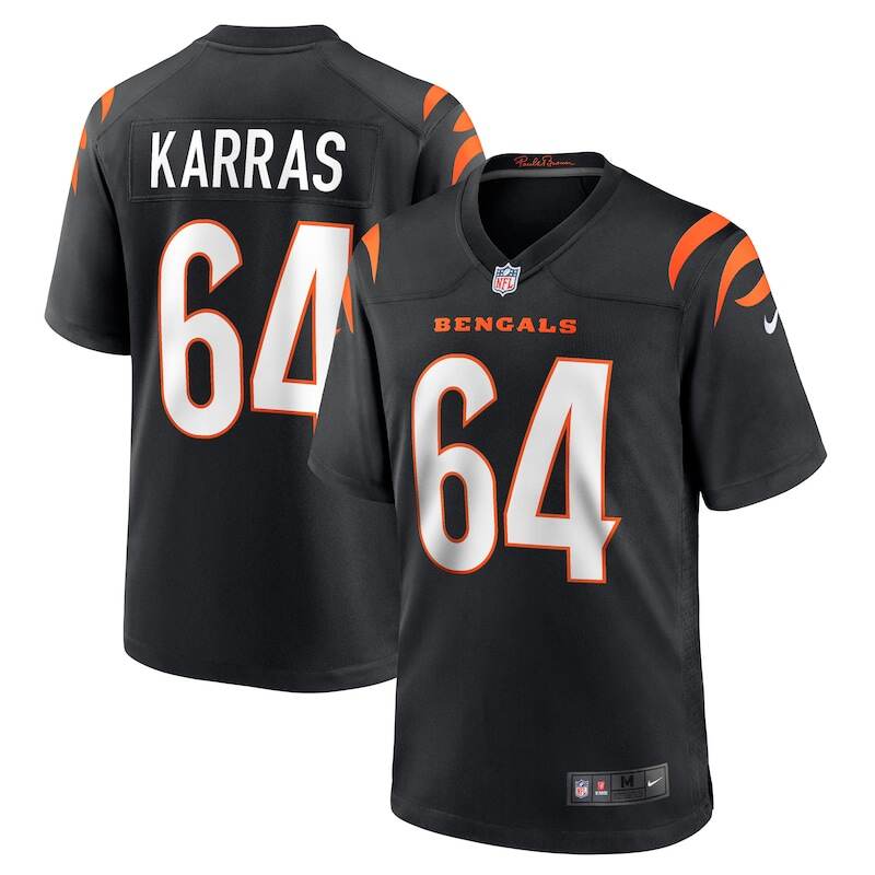 None Ted Karras CIN Bengals Authentic Replica Jersey for NFL Fans