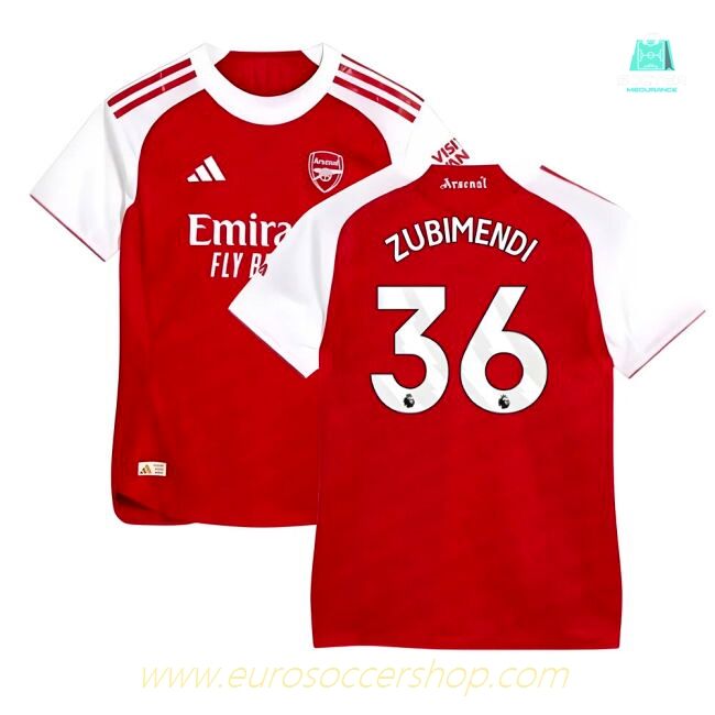 2025-2026 Arsenal Authentic Home Shirt (Womens) (Zubimendi 36)