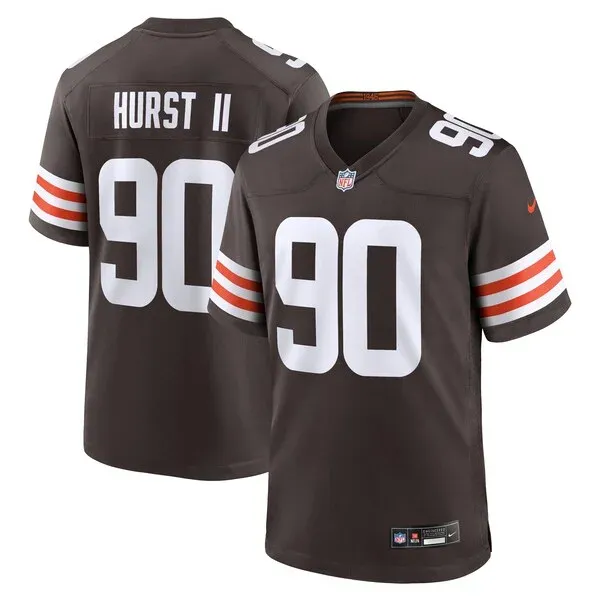 None Game NFL Jersey - Brown | Pro-Level Football Apparel | NFL Footba