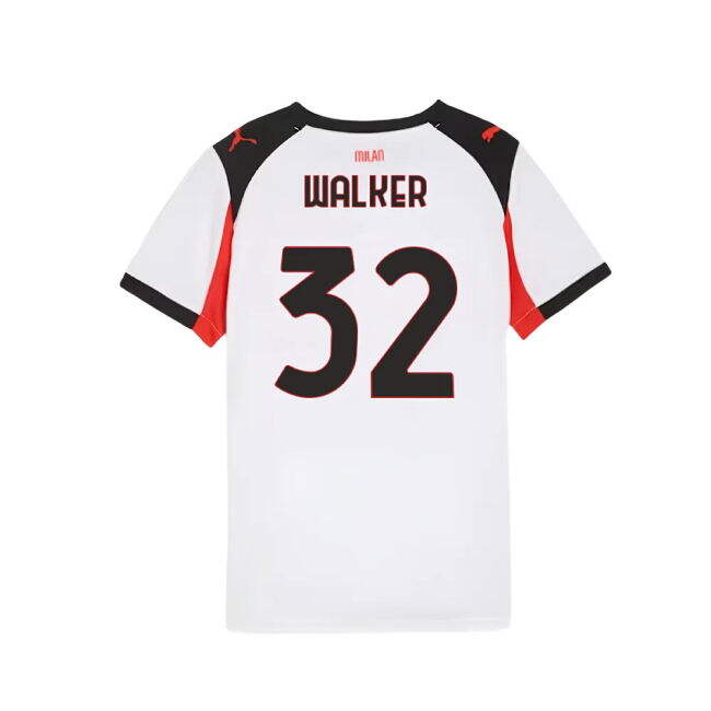 Acm Ac Milan Away Shirt Kids Walker #32 Premium Quality Authentic ...