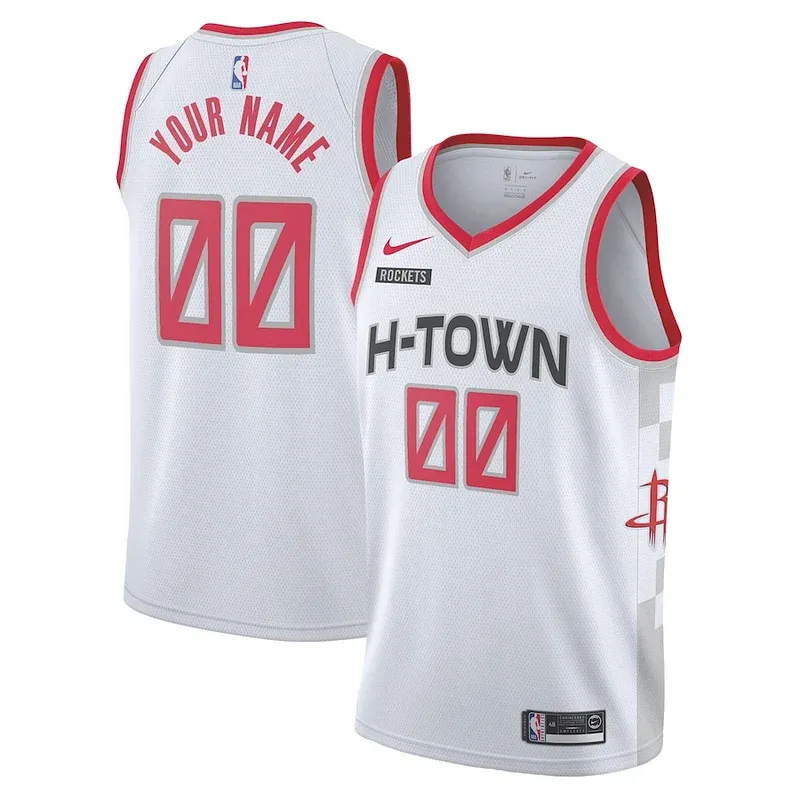 Houston Rockets HOU Swingman Jersey - genuine replica-jersey - White