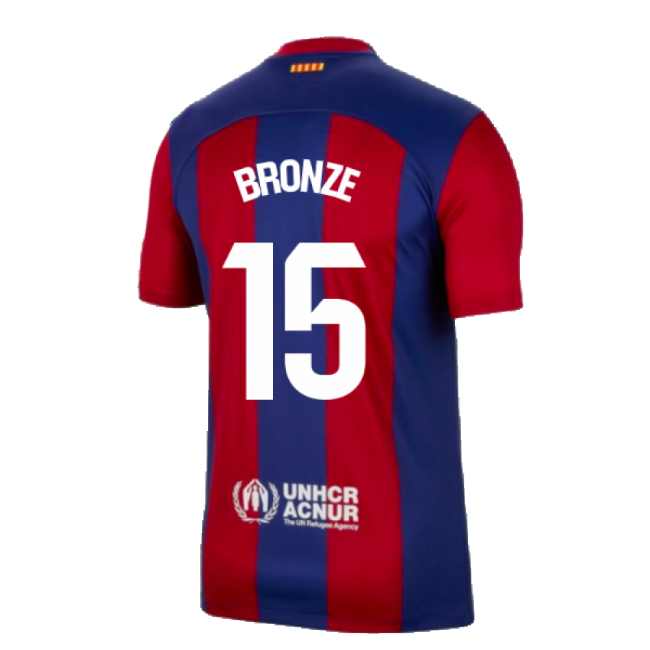 2023-2024 Barcelona Home Football Shirt - Breathable Material