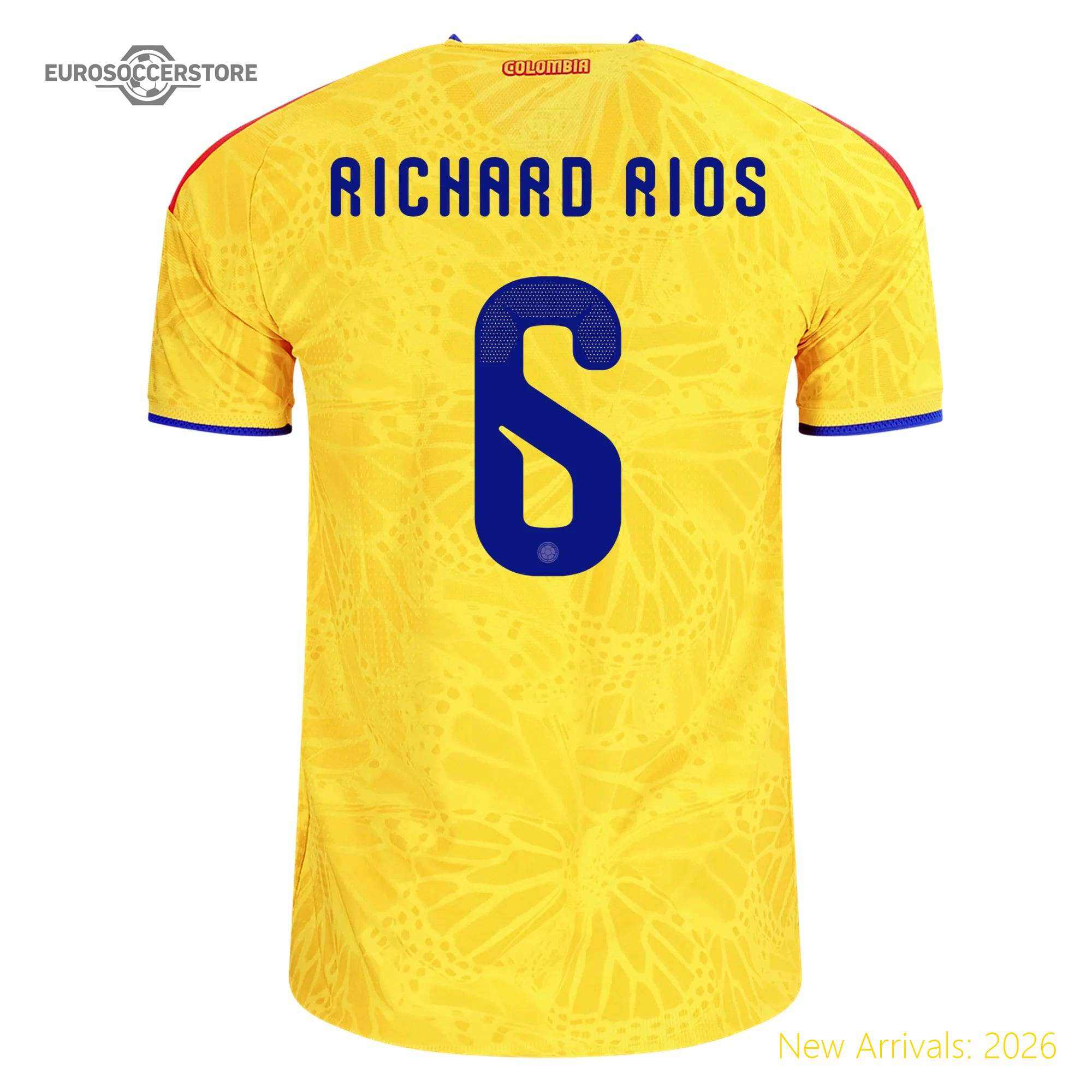 Officially Licensed High-quality Col Men Football Star Home Jersey