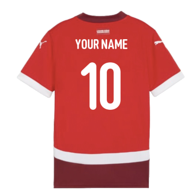 2025 Edition Comfortable Switzerland Home Soccer Jersey (Kids)