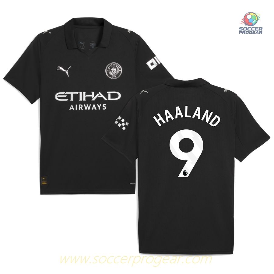 Manchester City Away Shirt 2025/26 Collection Haaland