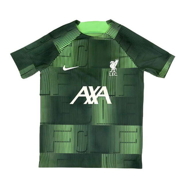 2023-2024 Liverpool Academy Pre-Match Shirt (Green) - Kids (Konate 5)