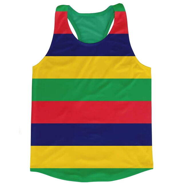 Collector'S-Item Mauritius Flag Running Vest Climate-Control